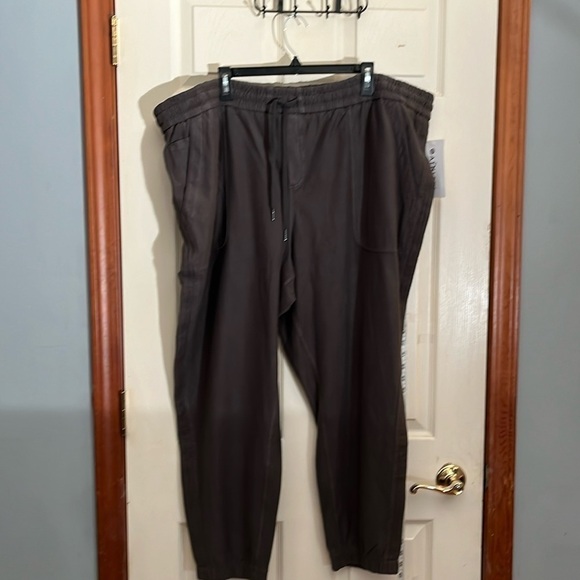 NWT-ATHLETA-W 26-gray-Farallon jogger. elastic & drawstring waistband ,stretchy! - Picture 1 of 13